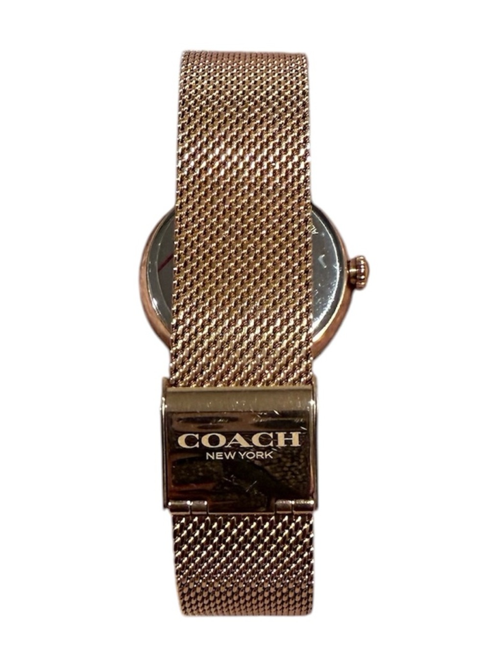 Authentic Coach Cary Rose Gold Mesh Band Watch - Picture 7 of 9